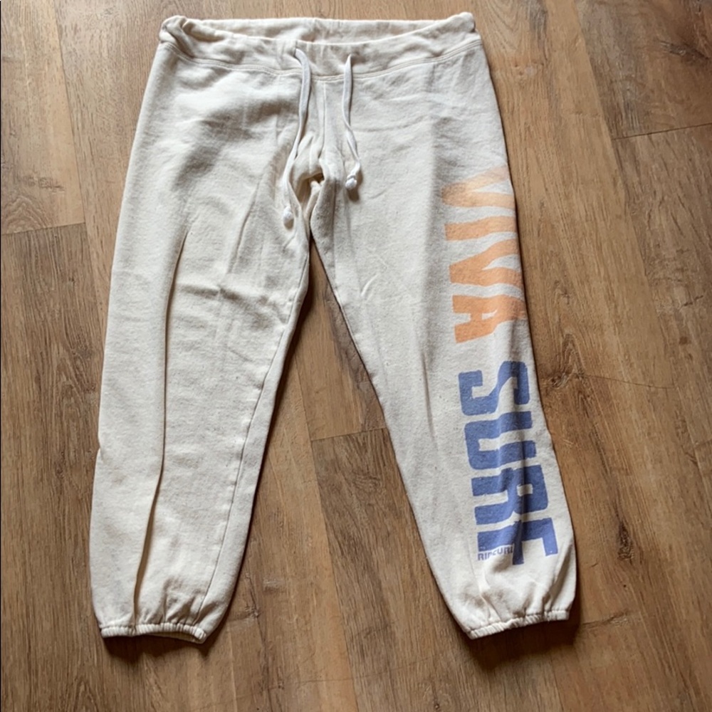 Rip Curl Tan/ Creme Cropped Sweats